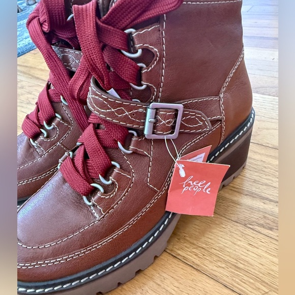 New Free People Jasper Hiker Ankle Vintage Tan 10 - Picture 9 of 9